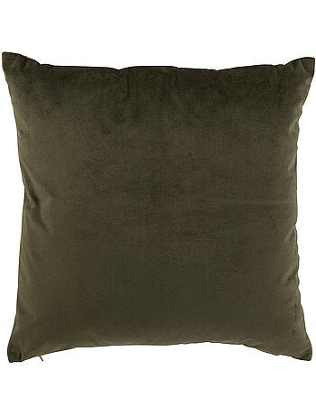 Coussin carré en velours imprimé jungle - AFIBEL