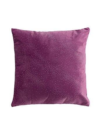 Coussin carré en velours