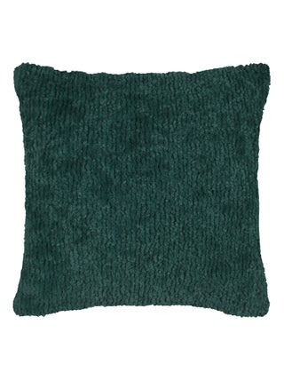Coussin carré fausse fourrure avec recto velours