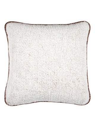 Coussin carré fausse fourrure