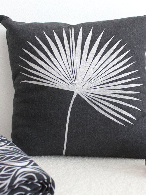 Coussin carré feuille de palmier - Kiabi