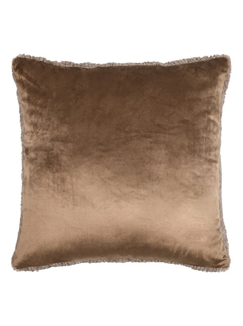 Coussin carré imitation fourrure avec recto velours - Kiabi Coussin carré imitation fourrure avec recto velours - Kiabi