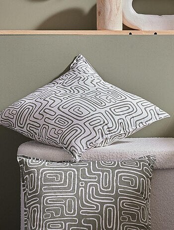 Coussin carré imprimé coton MATISSE