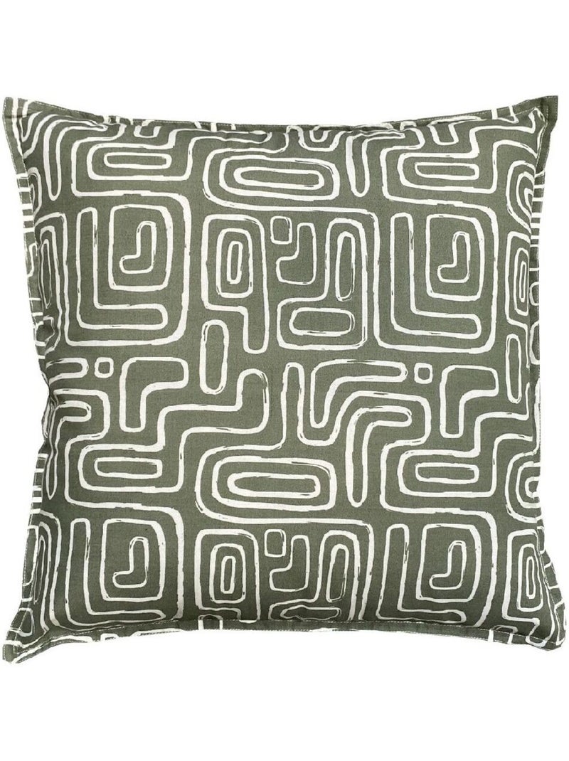 Coussin carré imprimé coton MATISSE Vert - Kiabi
