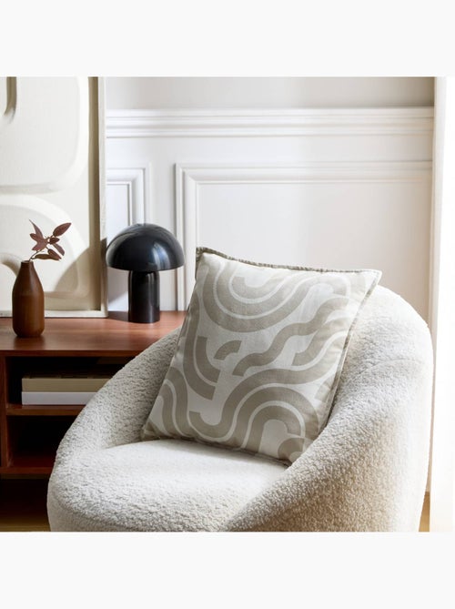 Coussin carré imprimé lilou - Kiabi