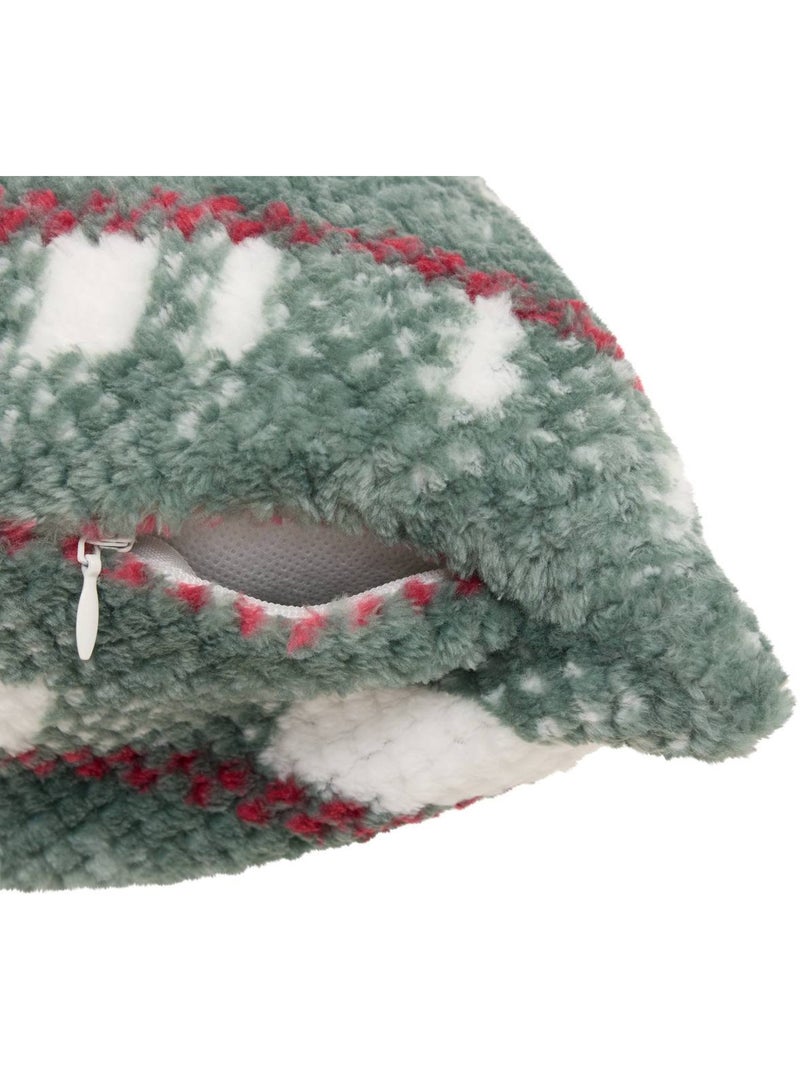 Coussin carré lary Vert foncé - Kiabi