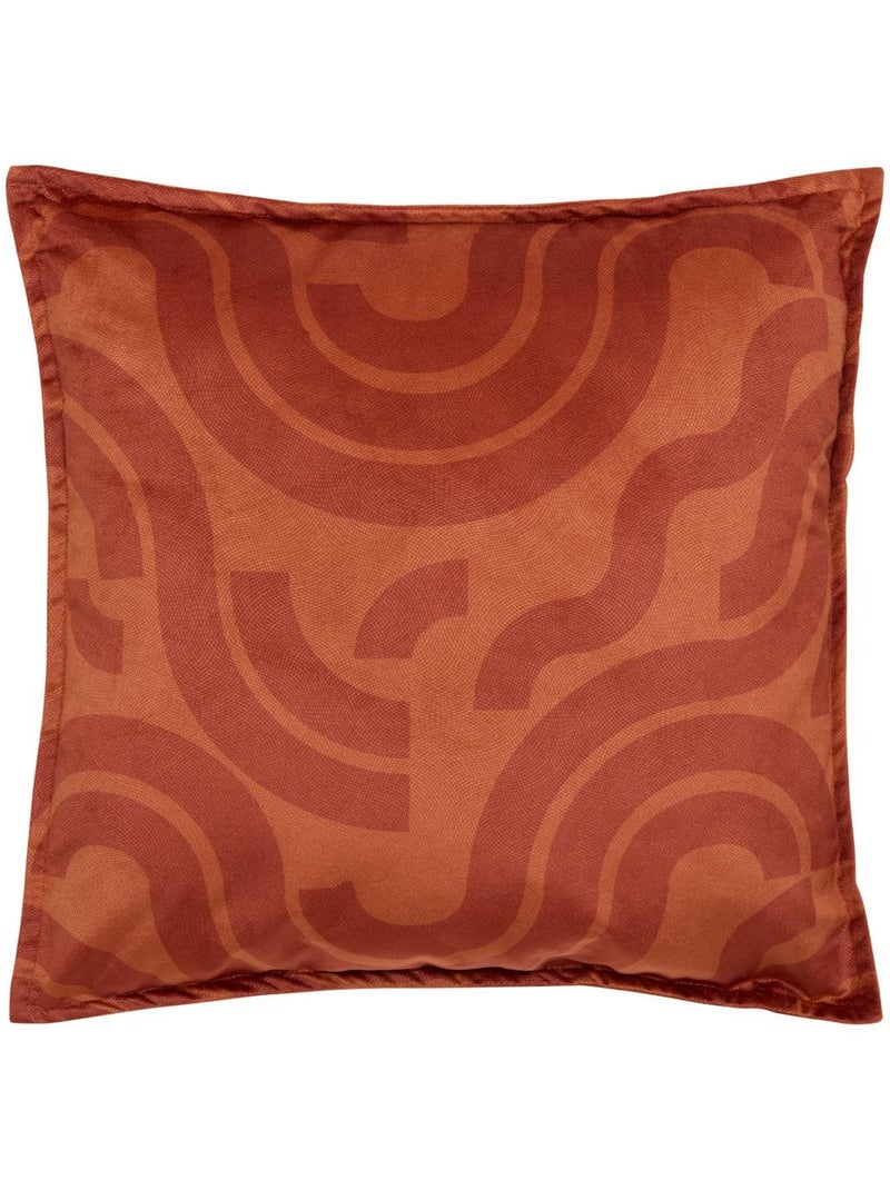 Coussin carré lilou Terracotta - Kiabi