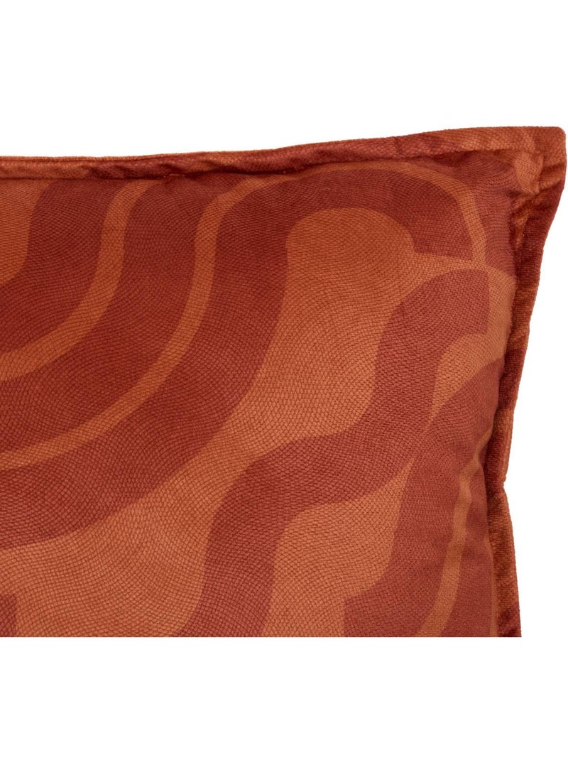 Coussin carré lilou Terracotta - Kiabi