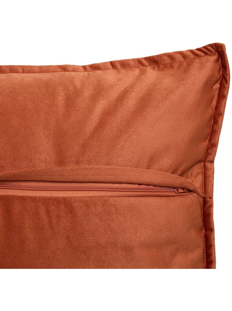 Coussin carré lilou Terracotta - Kiabi