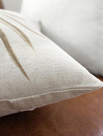 Coussin carré motif nature