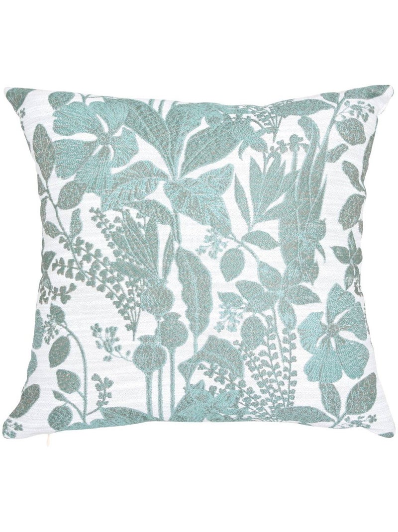 Coussin carré motif végétal samara Vert clair - Kiabi