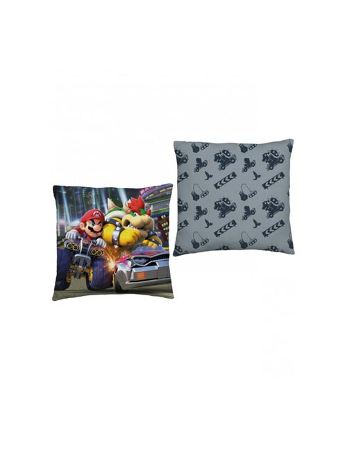 Coussin Carré Nin Super Mario Course - 40 cm x 40 cm - Kiabi