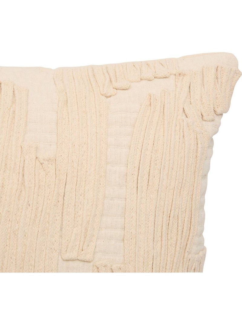 Coussin carré nyero Blanc chaud - Kiabi