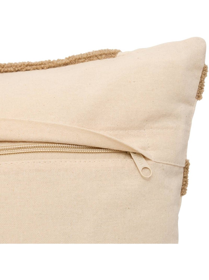 Coussin carré nyero Blanc chaud - Kiabi