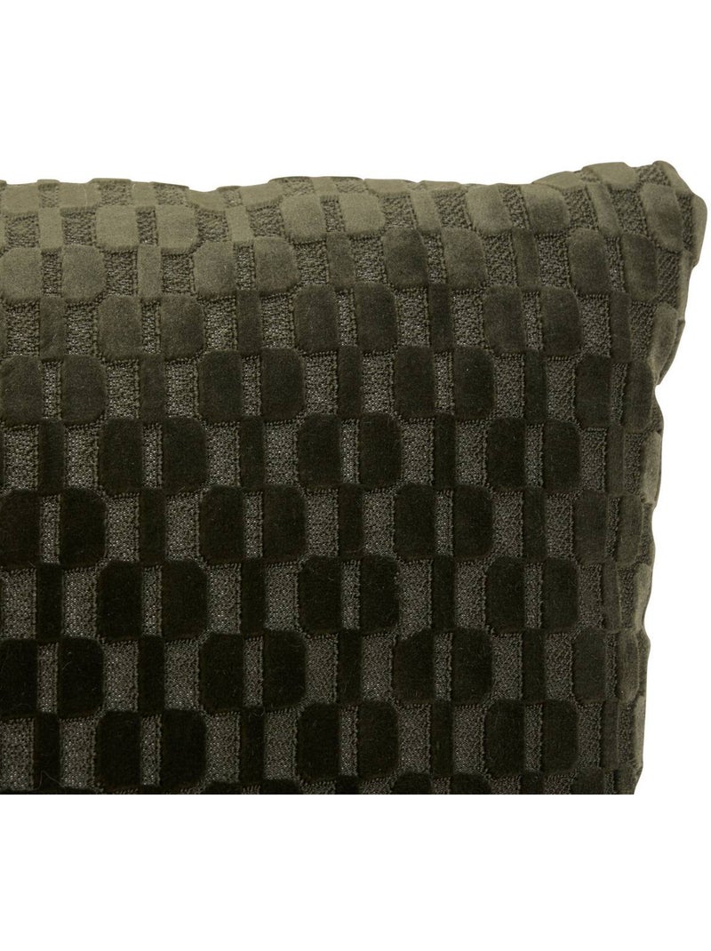 Coussin carré SELIA Kaki - Kiabi