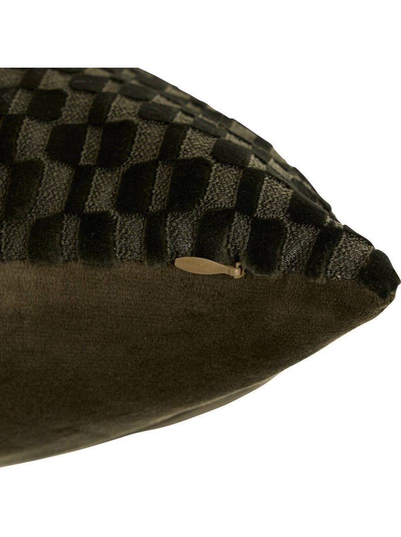 Coussin carré SELIA Kaki - Kiabi