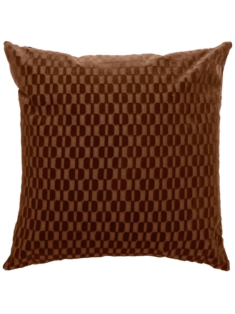 Coussin carré SELIA Marron - Kiabi
