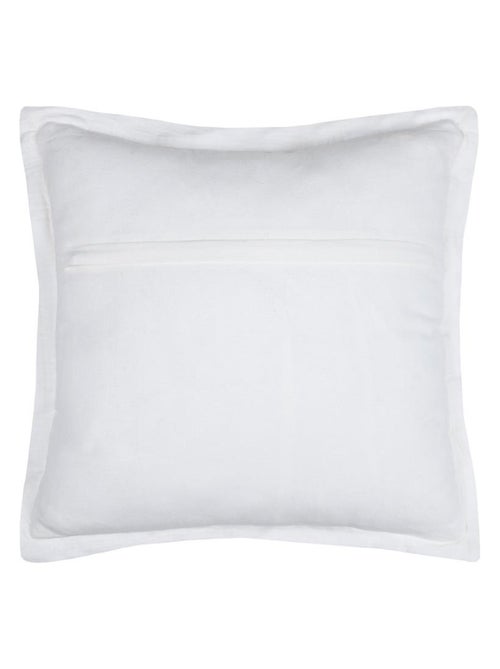 Coussin carré uni en gaze de coton surpiquée - Kiabi Coussin carré uni en gaze de coton surpiquée - Kiabi