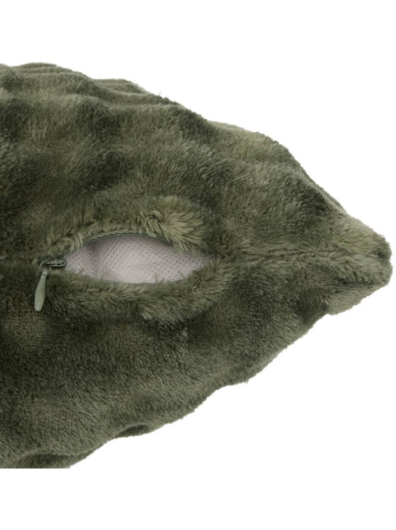 Coussin carré ZEPHY Kaki - Kiabi