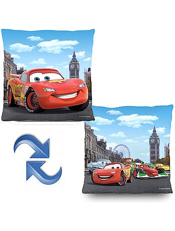 Coussin Cars Réversible Disney 40x40 cm