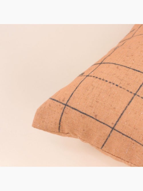 Coussin carte du monde beige et gris 45cm - Kiabi