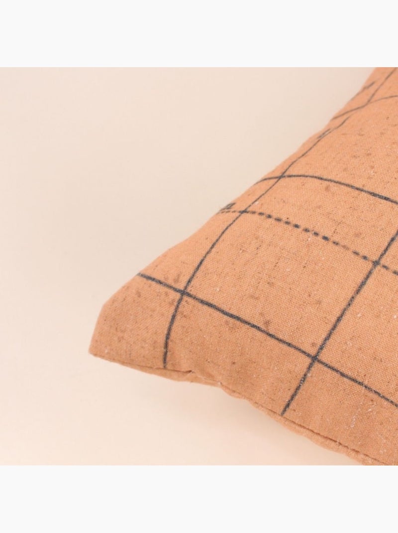 Coussin carte du monde beige et gris 45cm Beige - Kiabi