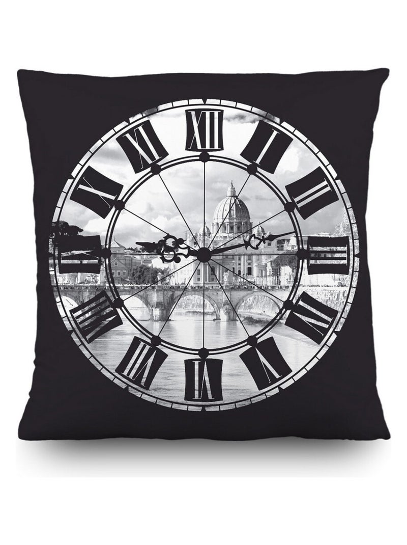 Coussin cathédrale de Londres - 45 cm x 45 cm Gris - Kiabi