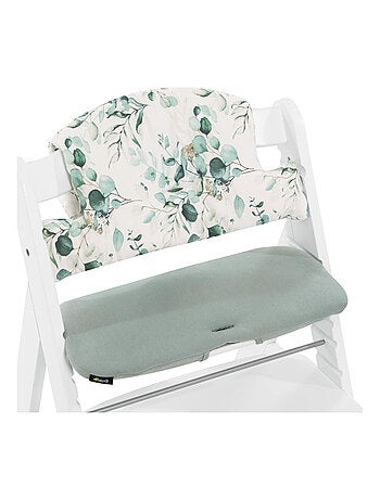 Coussin Chaise-haute Select Jersey Leaves Mint