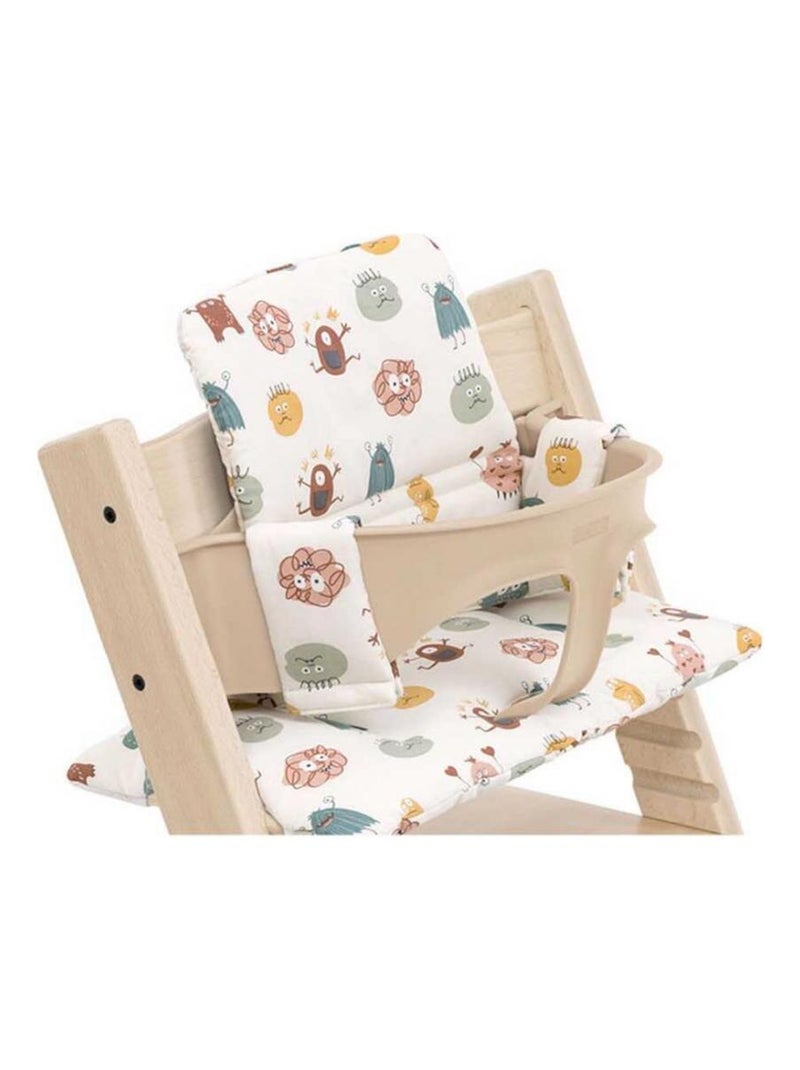 Coussin chaise Tripp Trapp Silly Monster Blanc - Kiabi