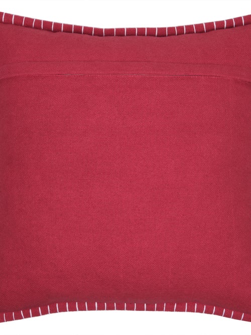 Coussin chalet montagne en coton - Kiabi