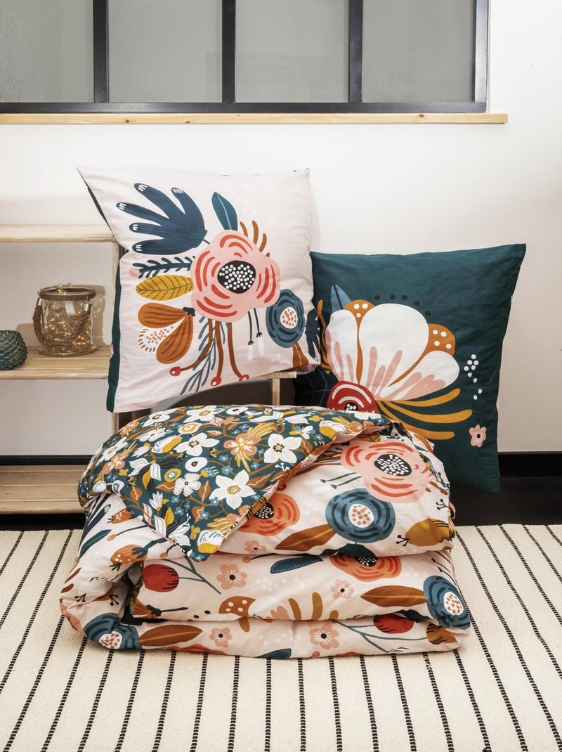 Coussin Champetre Rose - Kiabi