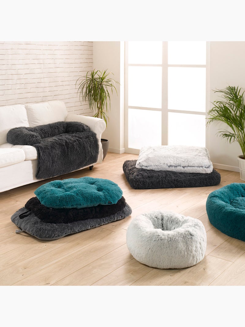 Coussin Chat ou Chien Fluffy Blanc gris Blanc Gris - Kiabi