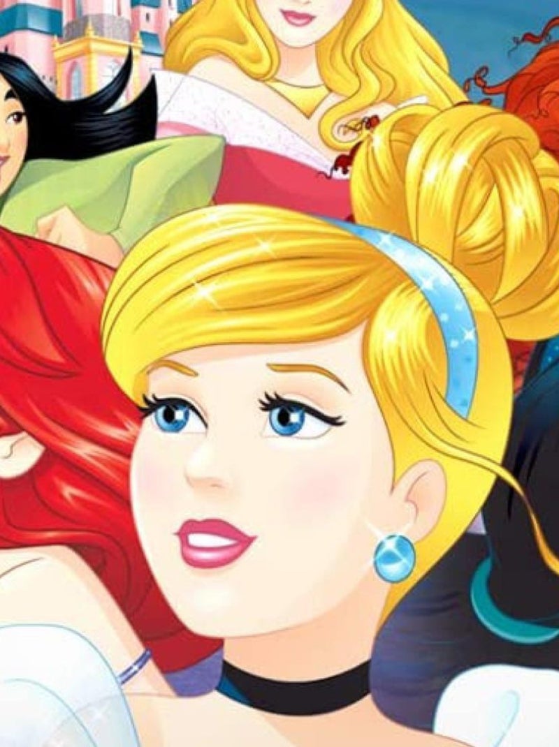 Coussin Château et Princesses 2 faces Disney 40x40 cm Multicolore - Kiabi