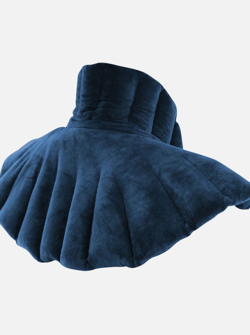 Coussin chauffant, tour de cou pour épaules et nuque - Vivezen Bleu - Kiabi