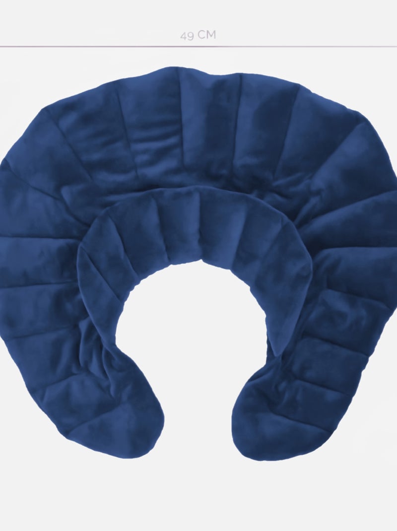Coussin chauffant, tour de cou pour épaules et nuque - Vivezen Bleu - Kiabi