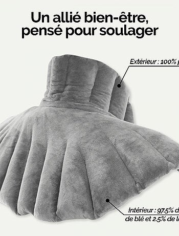 Coussin chauffant, tour de cou pour épaules et nuque - Vivezen