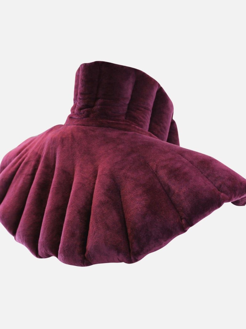 Coussin chauffant, tour de cou pour épaules et nuque - Vivezen Violet prune - Kiabi