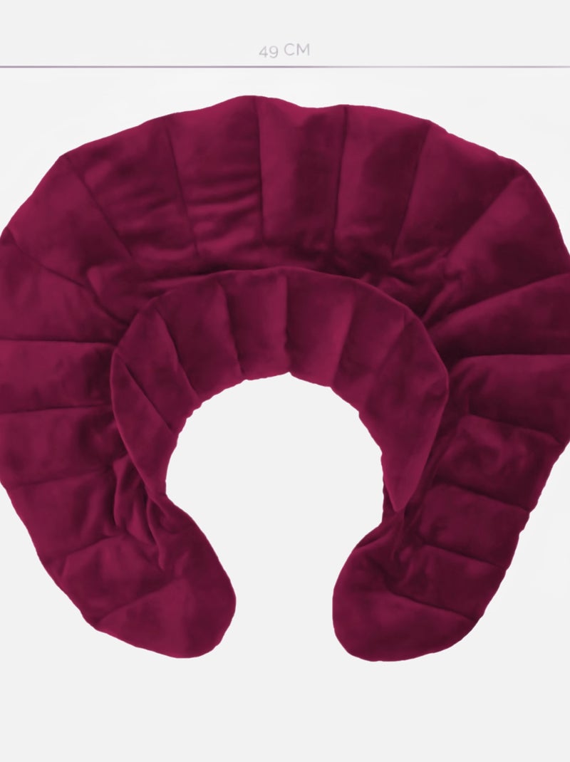 Coussin chauffant, tour de cou pour épaules et nuque - Vivezen Violet prune - Kiabi