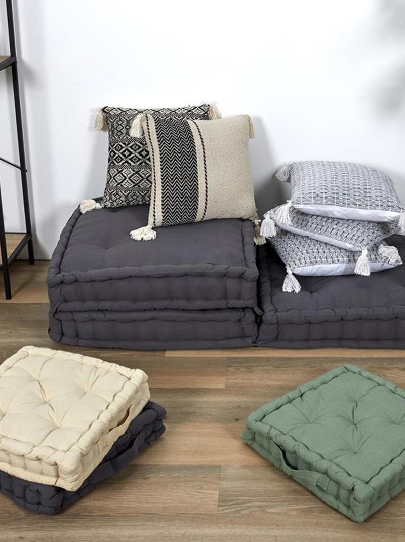 Coussin CHENNAI Beige - Kiabi