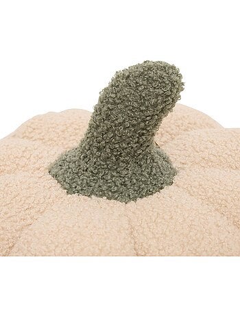 Coussin citrouille automne rond 32x32cm