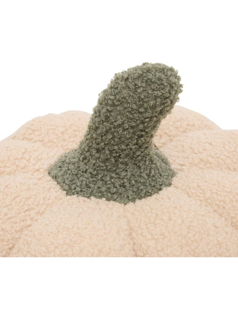 Coussin citrouille automne rond 32x32cm Kaki - Kiabi