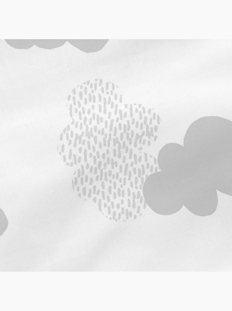 Coussin Clouds "Happyfriday" Gris - Kiabi