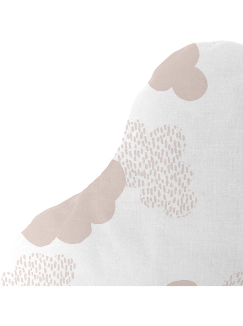 Coussin Clouds "Happyfriday" Rose - Kiabi