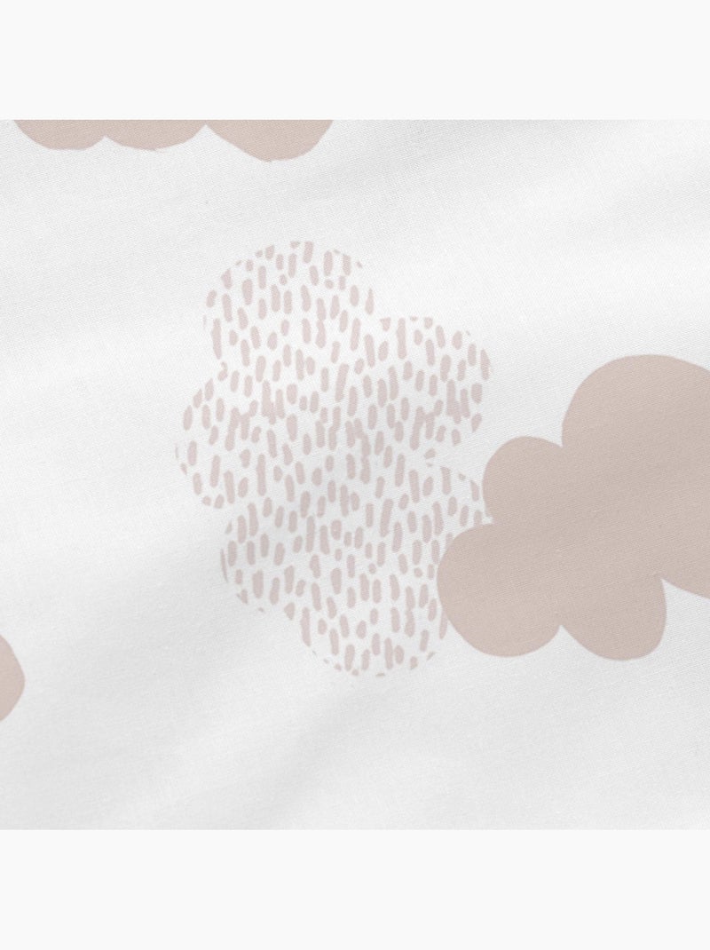 Coussin Clouds "Happyfriday" Rose - Kiabi