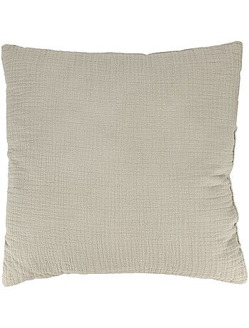 Coussin collection GAZ & SHERPA double gaze de coton et polyester