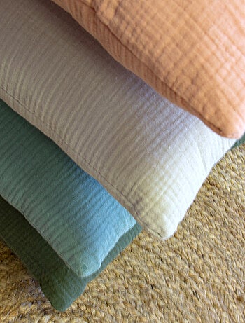 Coussin collection GAZ & SHERPA double gaze de coton et polyester