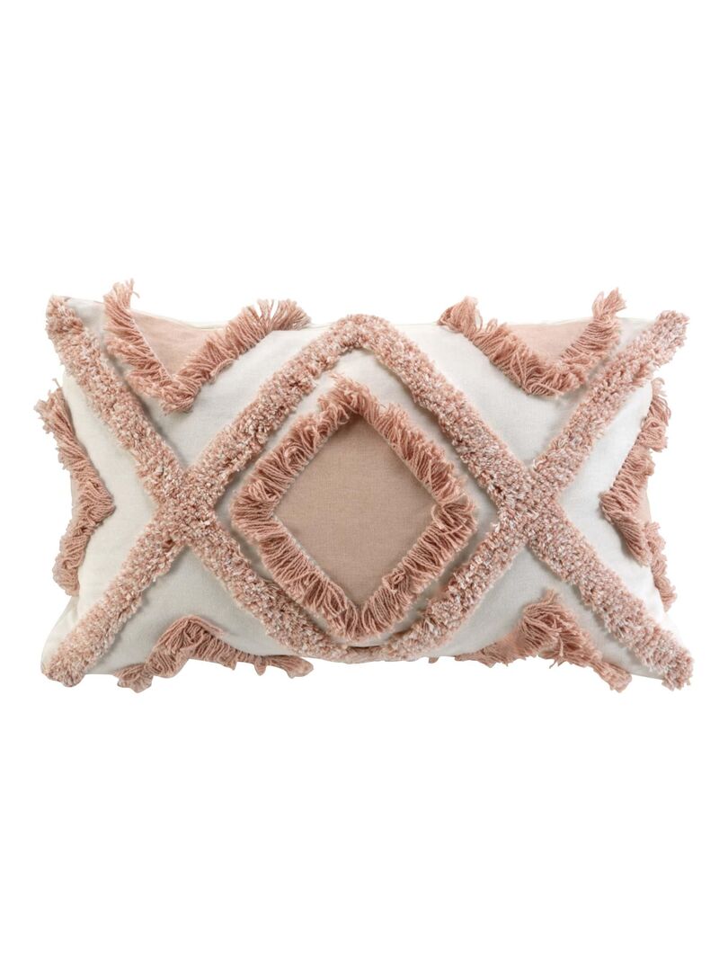 Coussin Collection Marisse Rose - Kiabi
