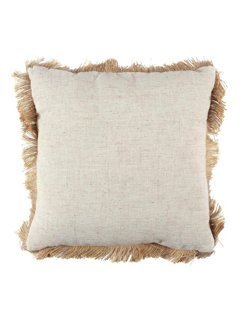 Coussin collection Raphia Doré/or - Kiabi