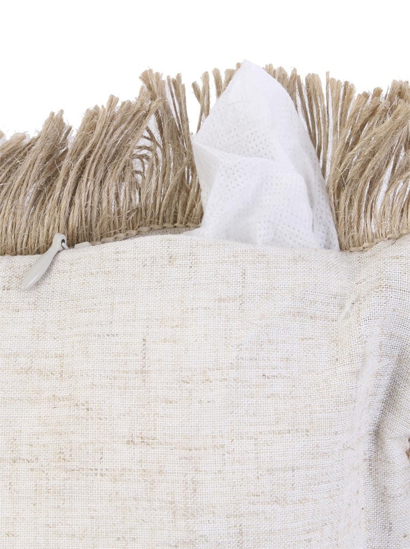 Coussin collection Raphia Doré/or - Kiabi