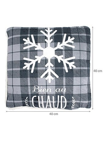 Coussin COSY avec fourrure